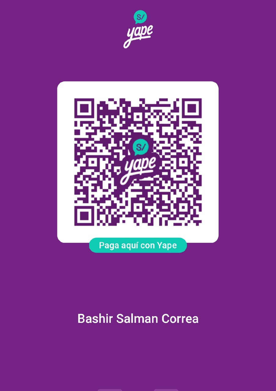 QR Yape/Plin - Bashir Salman Correa